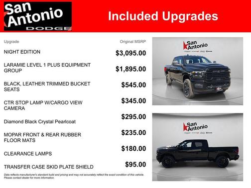 Diamond Black Crystal Pearlcoat 2026 RAM 2500 Laramie Crew Cab 4x4 6'4' Box