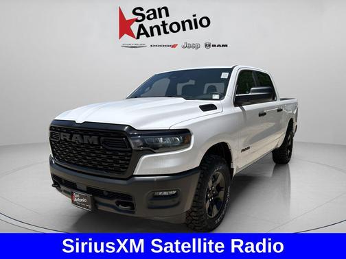 Bright White Clearcoat 2026 RAM 1500 Warlock Crew Cab 4x4 5'7' Box