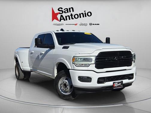Bright White Clearcoat 2022 RAM 3500 Laramie Mega Cab 4x4 6'4' Box