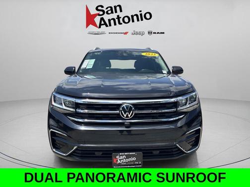 Blue Metallic 2023 Volkswagen Atlas 3.6L SEL Premium