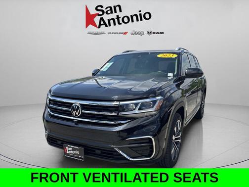 Blue Metallic 2023 Volkswagen Atlas 3.6L SEL Premium