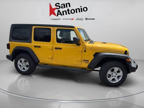 Baja Yellow Clearcoat 2021 Jeep Wrangler Unlimited Sport