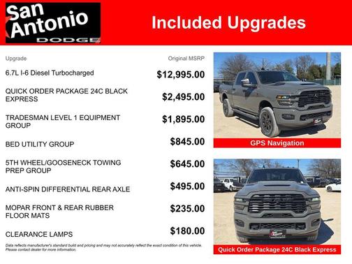 2026 RAM 2500 Black Express Crew Cab 4x4 6'4' Box