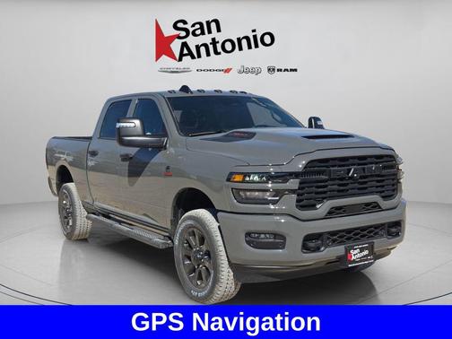 Ceramic Gray Clearcoat 2026 RAM 2500 Black Express Crew Cab 4x4 6'4' Box