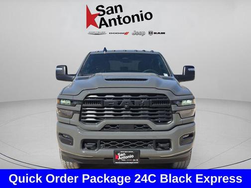 Ceramic Gray Clearcoat 2026 RAM 2500 Black Express Crew Cab 4x4 6'4' Box