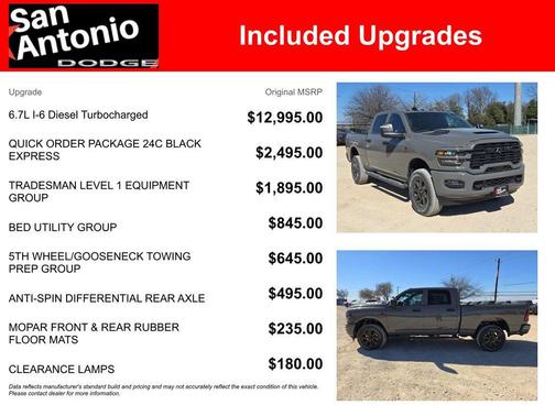 2026 RAM 2500 Black Express Crew Cab 4x4 6'4' Box