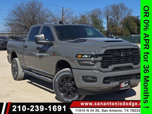 2026 RAM 2500 Black Express Crew Cab 4x4 6'4' Box