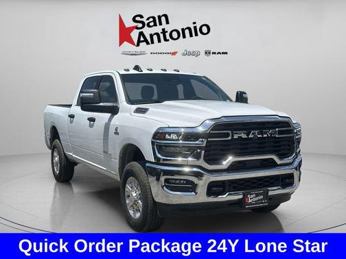 Bright White Clearcoat 2026 RAM 2500 Lone Star Crew Cab 4x4 6'4' Box
