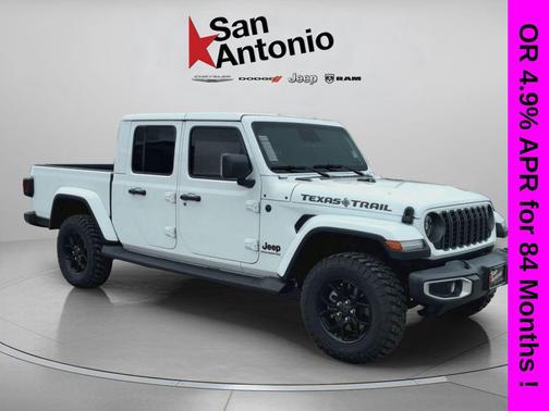 Bright White Clearcoat 2026 Jeep Gladiator Texas Trail 4x4