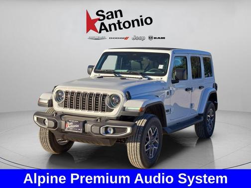 bright white clearcoat 2026 Jeep Wrangler 4-Door Sahara 4x4