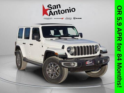 bright white clearcoat 2026 Jeep Wrangler 4-Door Sahara 4x4
