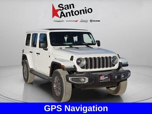 bright white clearcoat 2026 Jeep Wrangler 4-Door Sahara 4x4