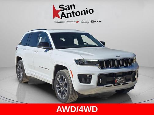 Bright White Clearcoat 2025 Jeep Grand Cherokee Overland