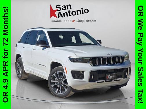 Bright White Clearcoat 2025 Jeep Grand Cherokee Overland