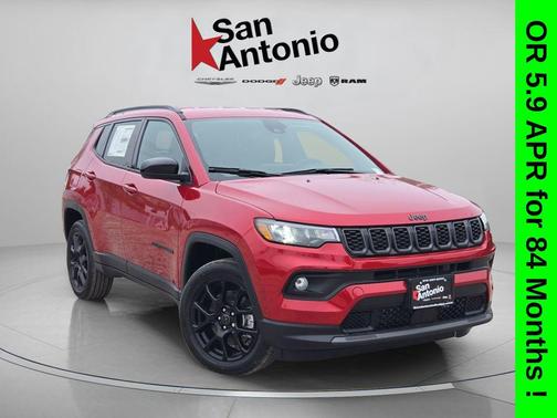 Red Hot Pearlcoat 2026 Jeep Compass Latitude