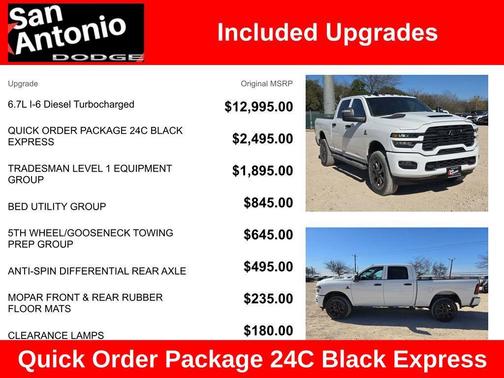 2026 RAM 2500 Black Express Crew Cab 4x4 6'4' Box