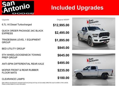 2026 RAM 2500 Black Express Crew Cab 4x4 6'4' Box