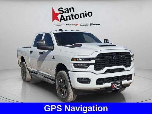 Bright White Clearcoat 2026 RAM 2500 Black Express Crew Cab 4x4 6'4' Box