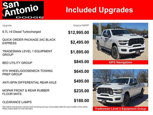 2026 RAM 2500 Black Express Crew Cab 4x4 6'4' Box