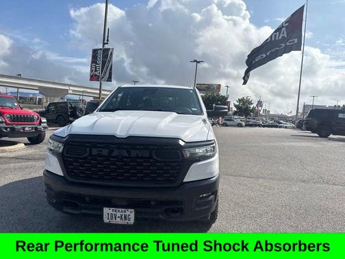 Bright White Clearcoat 2025 RAM 1500 Warlock Crew Cab 4x4 5'7' Box