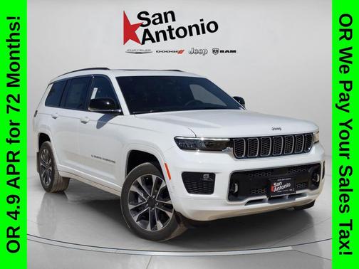 Bright White Clearcoat 2025 Jeep Grand Cherokee L Overland