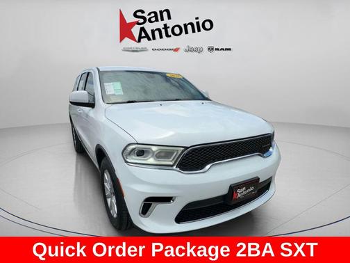 White Knuckle Clearcoat 2021 Dodge Durango SXT RWD