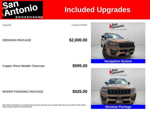 copper shino metallic clearcoat 2026 Jeep Grand Cherokee L Summit