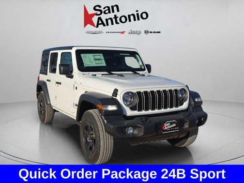 Bright White Clearcoat 2026 Jeep Wrangler Sport