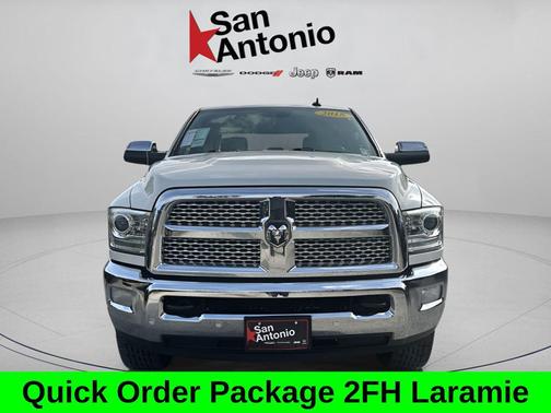 Pearl White 2018 RAM 2500 Laramie Crew Cab 4x4 6'4' Box