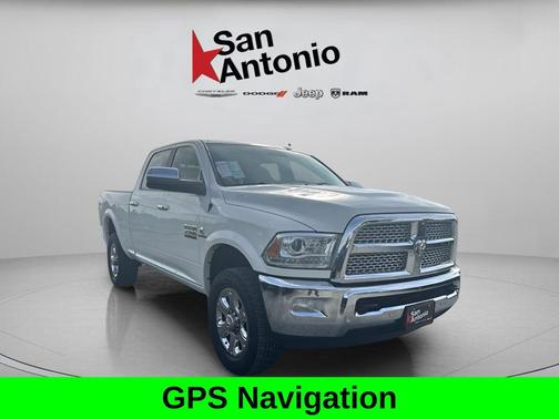 Pearl White 2018 RAM 2500 Laramie Crew Cab 4x4 6'4' Box