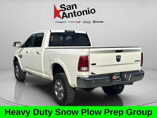 Pearl White 2018 RAM 2500 Laramie Crew Cab 4x4 6'4' Box