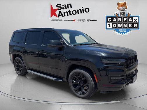 Diamond Black Crystal Pearlcoat 2023 Jeep Wagoneer Series II Carbide 4x4
