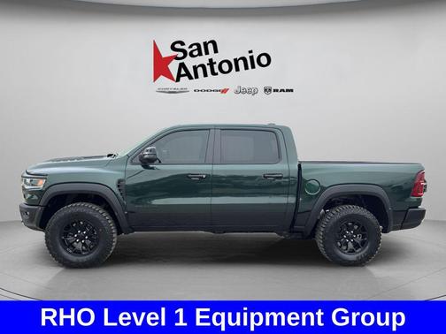 Serrano Green Metallic 2026 RAM 1500 RHO Crew Cab 4x4 5'7' Box