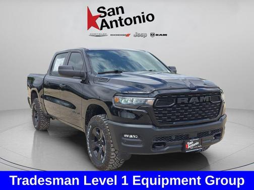 Diamond Black Crystal Pearlcoat 2026 RAM 1500 Warlock Crew Cab 4x4 5'7' Box
