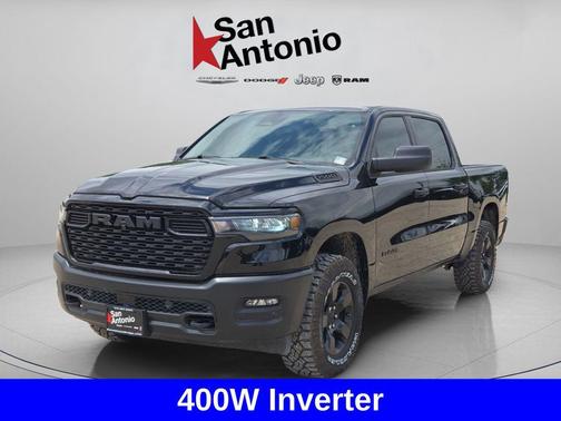 Diamond Black Crystal Pearlcoat 2026 RAM 1500 Warlock Crew Cab 4x4 5'7' Box
