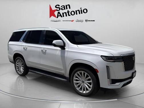 Crystal White Tricoat 2021 Cadillac Escalade Luxury