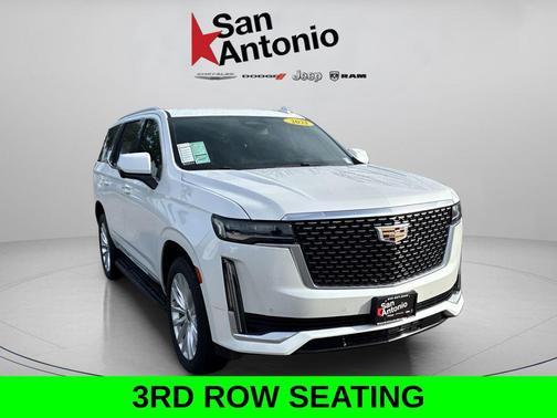 Crystal White Tricoat 2021 Cadillac Escalade Luxury