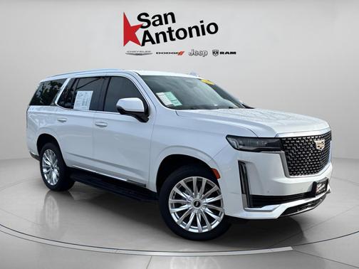 Crystal White Tricoat 2021 Cadillac Escalade Luxury