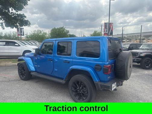 Hydro Blue Pearlcoat 2021 Jeep Wrangler Unlimited 4xe Sahara