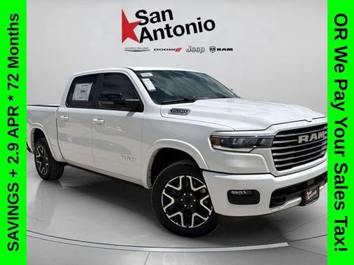 Bright White Clearcoat 2026 RAM 1500 Laramie