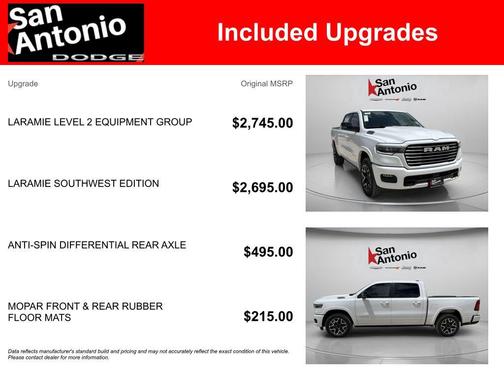 Bright White Clearcoat 2026 RAM 1500 Laramie