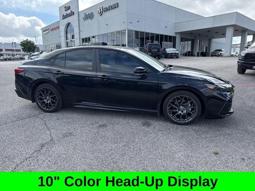 Midnight Black Metallic 2025 Toyota Camry XSE
