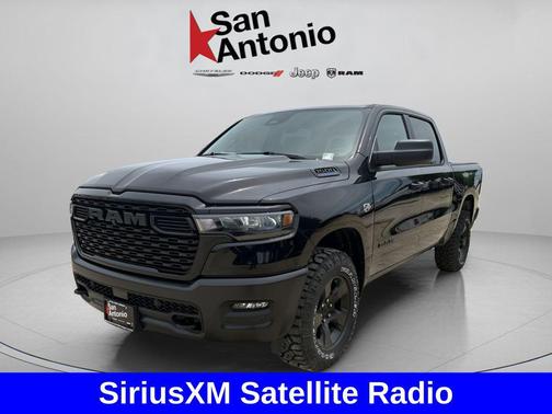 Diamond Black Crystal Pearlcoat 2026 RAM 1500 Warlock Crew Cab 4x4 5'7' Box