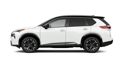 Everest White Pearl/Super Black 2026 Nissan Rogue Platinum