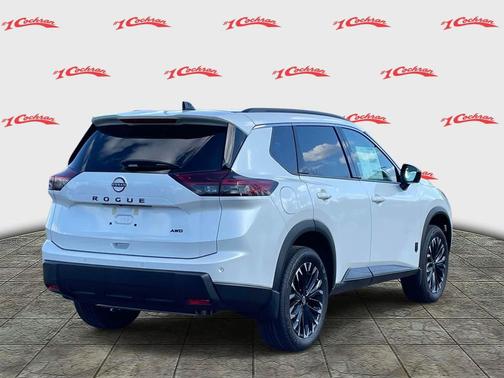 Everest White Pearl Tricoat 2026 Nissan Rogue Dark Armor