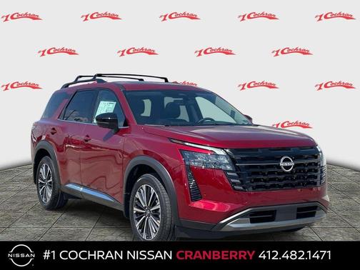 Scarlet Ember Tintcoat 2026 Nissan Pathfinder Platinum