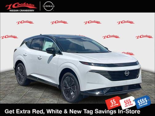 Everest White Pearl Tricoat/Super Black 2026 Nissan Murano Platinum