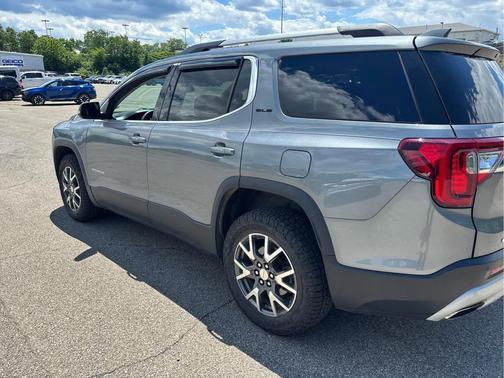 Satin Steel Metallic 2021 GMC Acadia AWD SLE