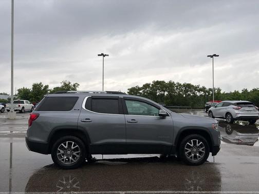 Satin Steel Metallic 2021 GMC Acadia AWD SLE