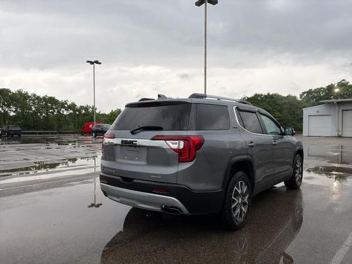 Satin Steel Metallic 2021 GMC Acadia AWD SLE
